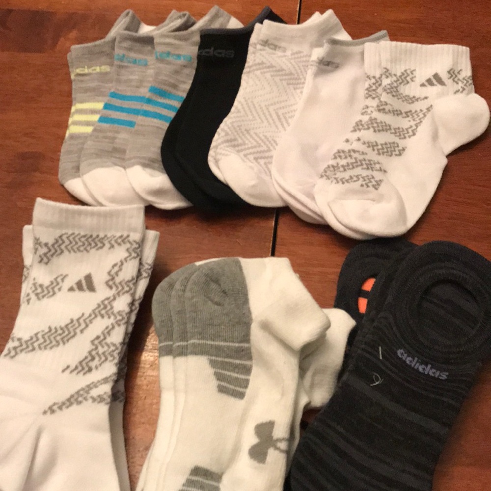 Adidas women mixed socks 17 pairs